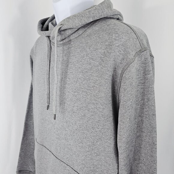 American Eagle Men's Grey Long Sleeve Pouch Front Hooded Pullover Size M NWOT - Picture 6 of 15